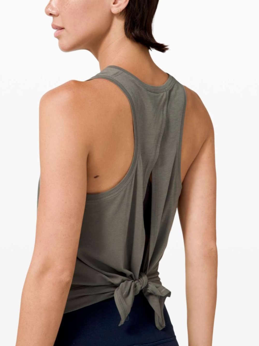 Sz 4 Lululemon All Tied Up Tank Grey Sage